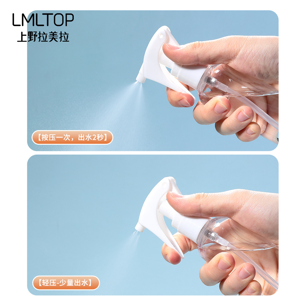 LMLTOP 100ml Spray bottle, transparent PET spray gun bottle, Hair care hand spray bottle, hand-held spray bottle SY710 Specification drawing