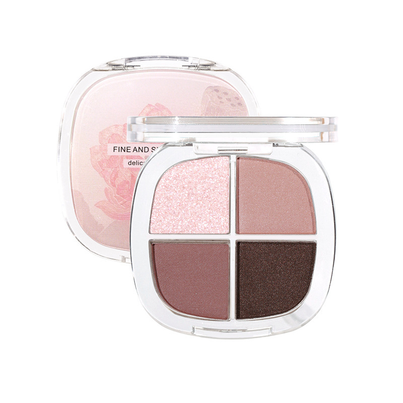 NOVO's eye-brightening eyeshadow palette features a pearlescent, matte, sparkling, low-saturation earth tone, and is suitable for students' daily use at affordable prices Item Picture