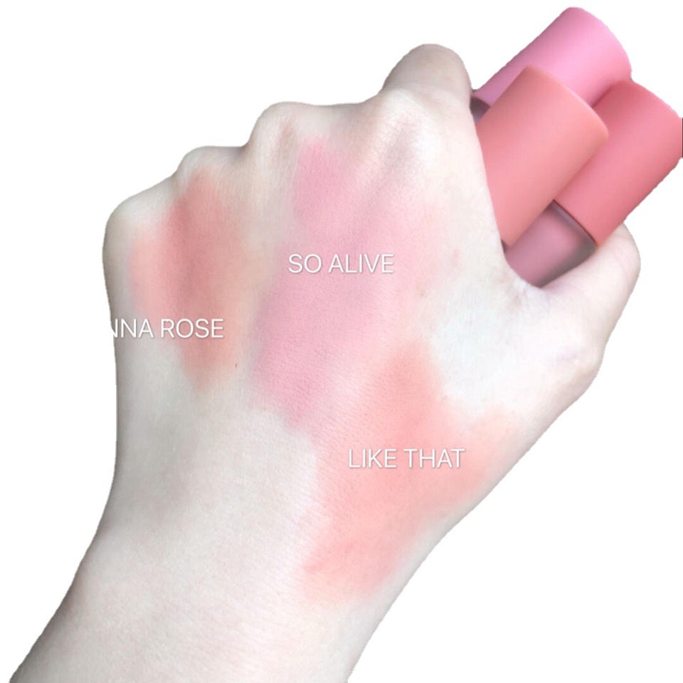 Cross-border Daimanpu liquid blush brightens skin tone, nude makeup blush eyeshadow orange soda energetic student girl Item Picture