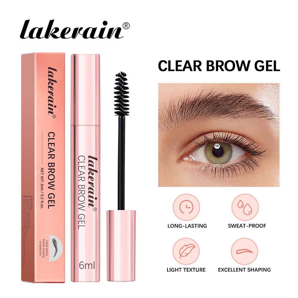 Lakerain Three-dimensional Eyebrow Shaping and Setting Gel, European and American wild eyebrow gel full figure
