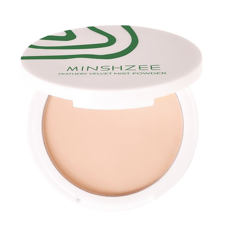 Mingxi Zhi Setting Powder Compact for touch-up, setting, concealing, oil control, long-lasting, dry and wet use, no powder sticking, no makeup smudging, women cross-border Item Picture
