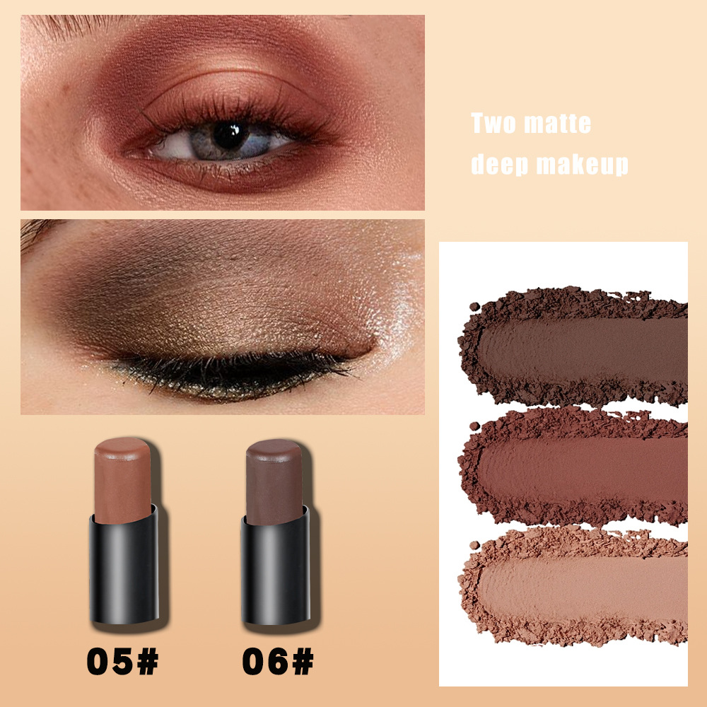 Julystar Lazy Person's Pearlescent Rotating Eyeshadow Stick for contouring, shading, highlighting and lip use Application Scenario