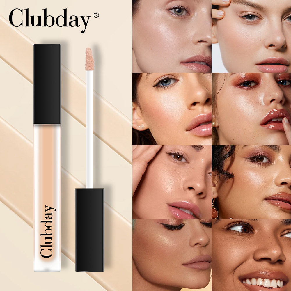 Cross-border beauty eye base to cover dark circles, liquid concealer, single-color light waterproof tattoo concealer for export details Picture