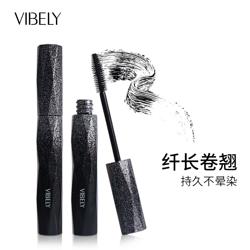 VIBELY Starry Sky Shining Waterproof and Sweat-proof 4D Mascara Curls, Thickens and does not smudge Eyelash Base Cream wholesale full figure