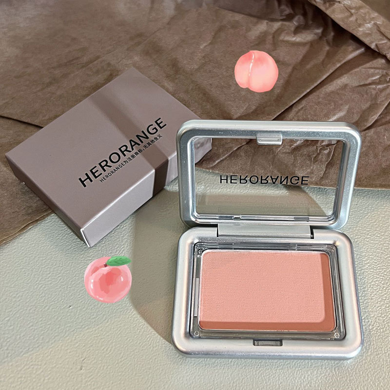 HERORANGE's slightly intoxicating blush, blood rose, transparent shell, long-lasting and natural brightening, contouring, one-piece delivery service Application Scenario
