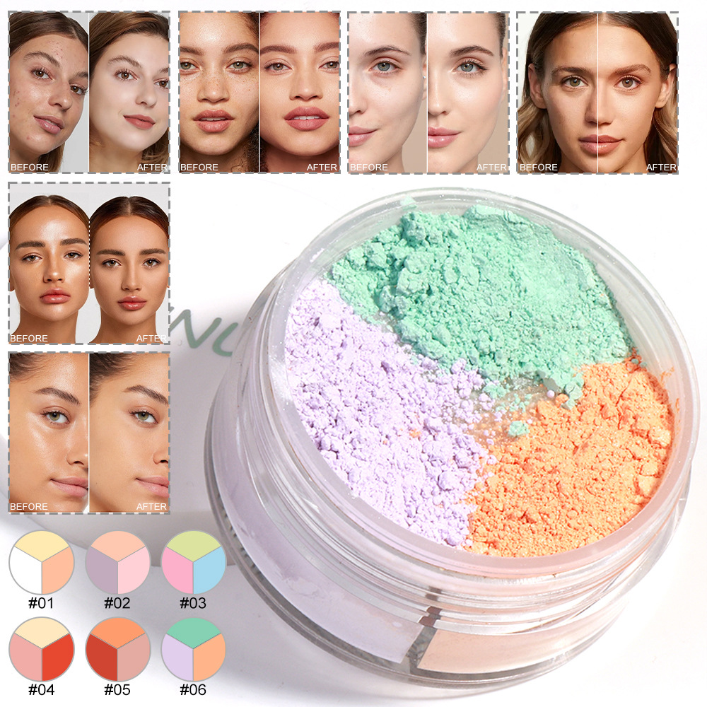DUNUF 3-color matte setting Powder, Concealer, long-lasting waterproof Contouring powder, please check out! Disclaimer full figure