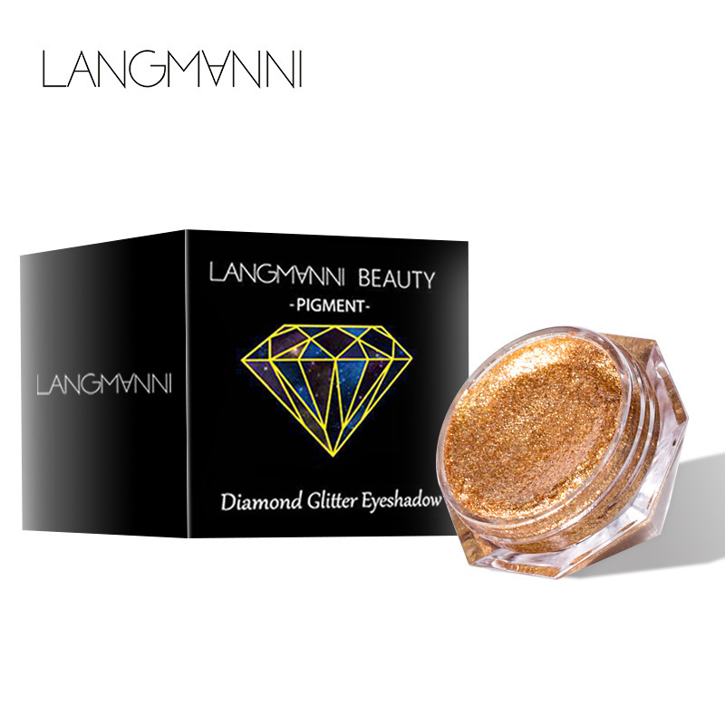 Langmanni 6-color Diamond Pearlescent Liquid Eyeshadow, shining and dazzling eyeshadow liquid Eyeshadow cream in stock Specification drawing