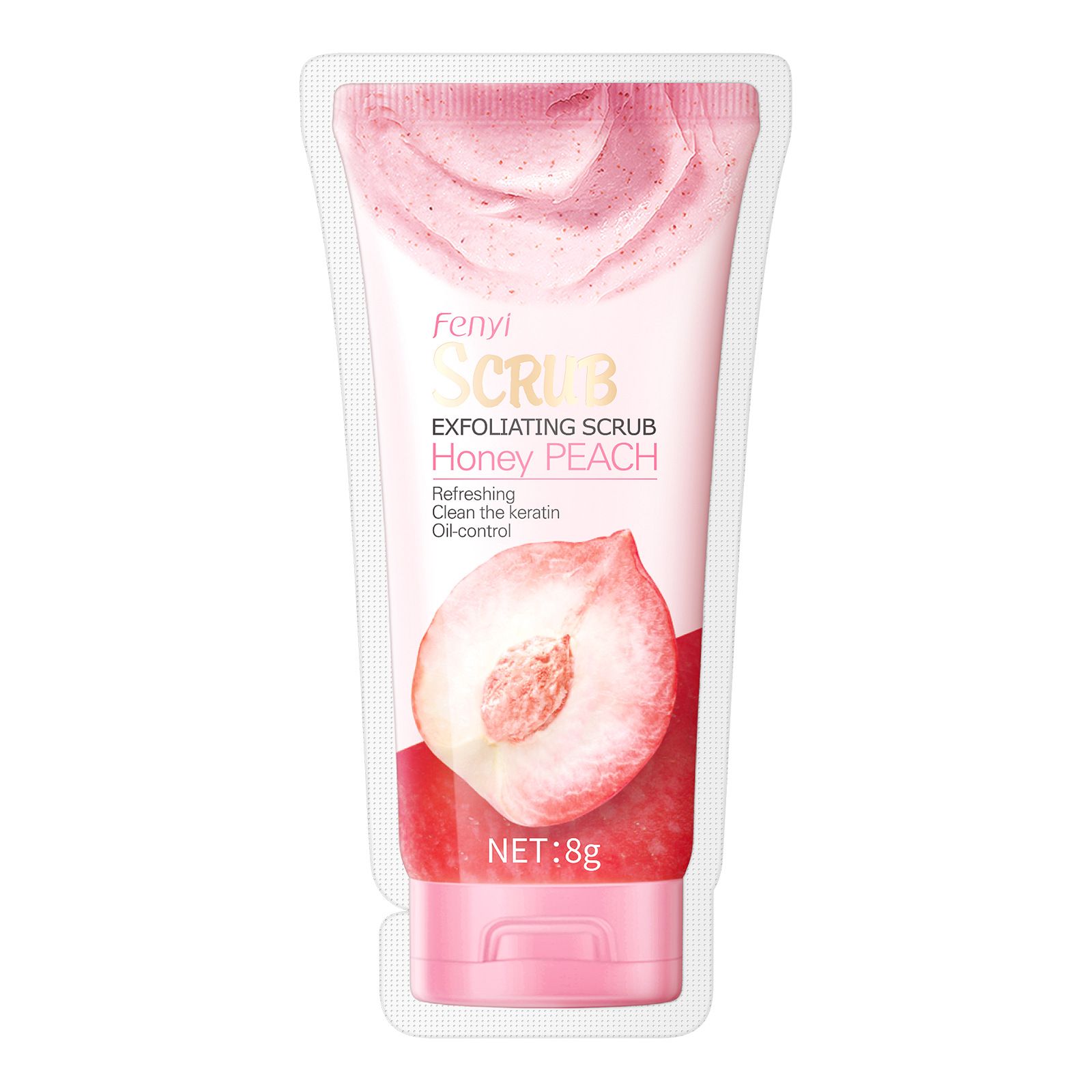 Fenyi Peach Light Sensation Body Scrub 8g Body and Face Cleansing, Pore and Exfoliating Skin Care Product wholesale Item Picture