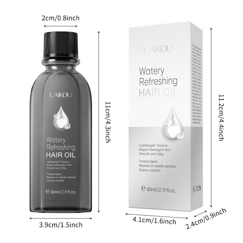 LAIKOU Watery Refreshing Hair Oil Water Refreshing hair essential oil 60ml in stock Item Picture