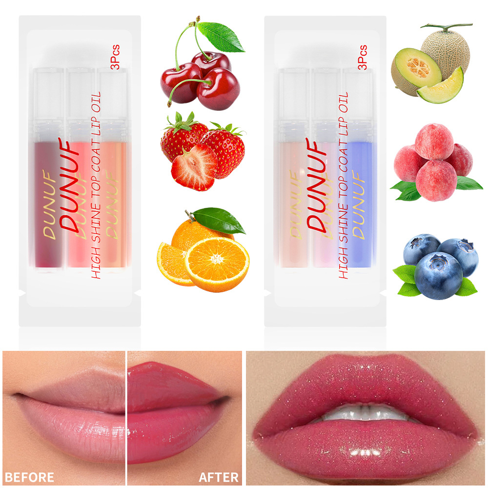Check out DUNUF 3-Bottle Fruit-scented Warming Lipstick Moisturizing Lip Oil! Disclaimer for links full figure