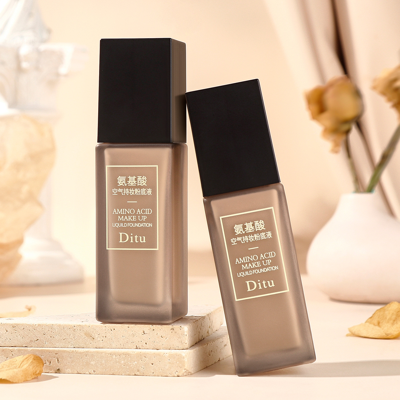 Ditu Amino Acid Air-Holding Foundation is water-resistant, sweat-proof, concealer, long-lasting and flawless, moisturizing and not prone to smudging Application Scenario
