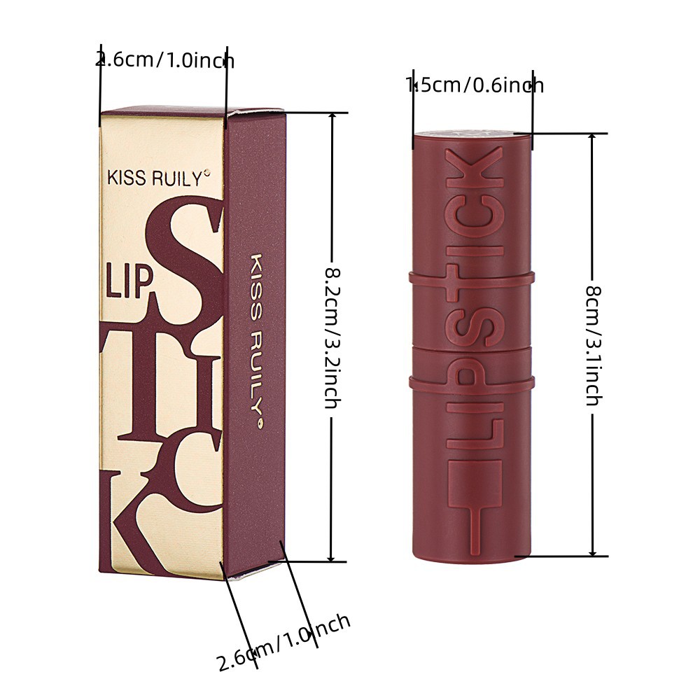 New cross-border lipstick matte matte velvet long-lasting non-fading lipstick lip cosmetics Item Picture