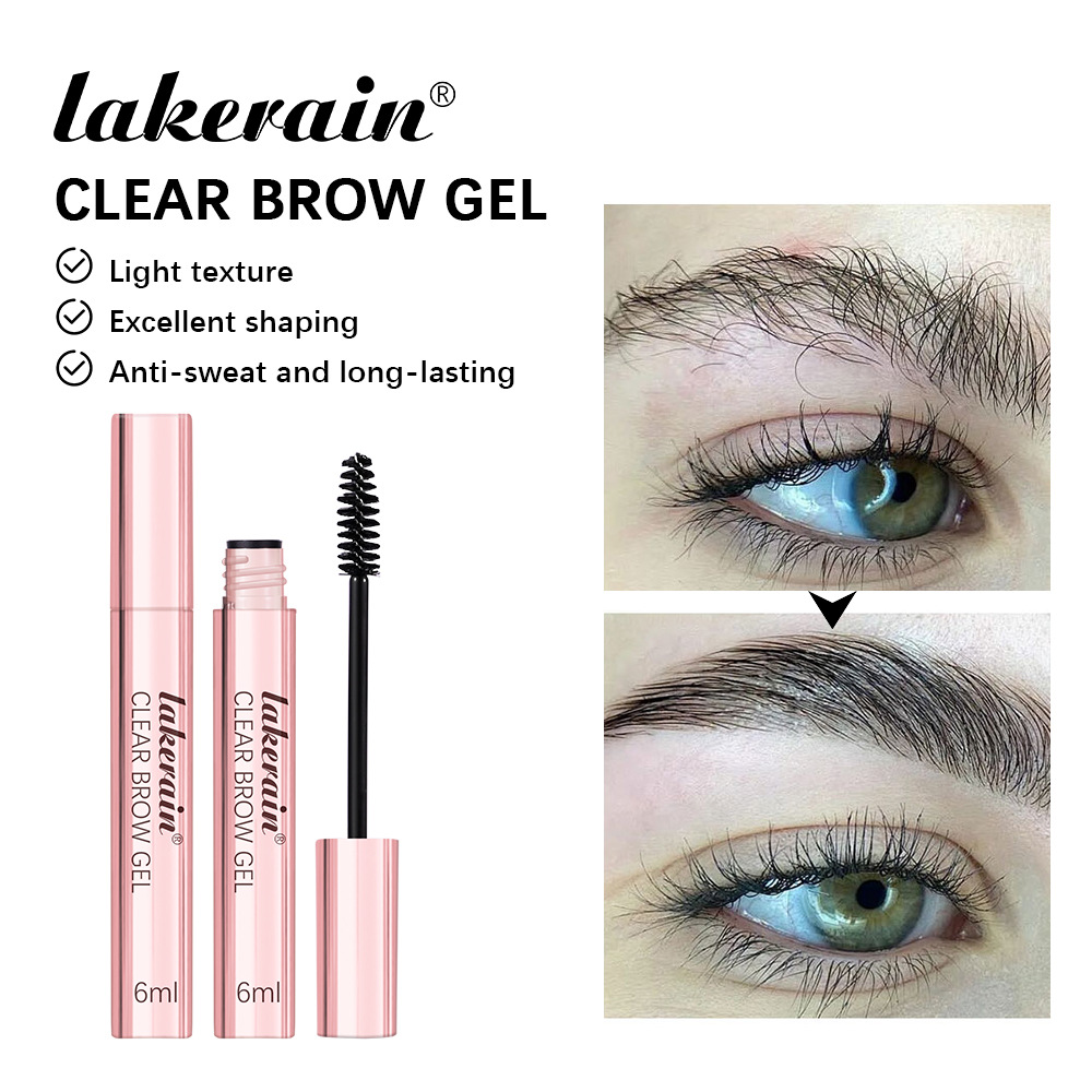 Lakerain Three-dimensional Eyebrow Shaping and Setting Gel, European and American wild eyebrow gel Specification drawing