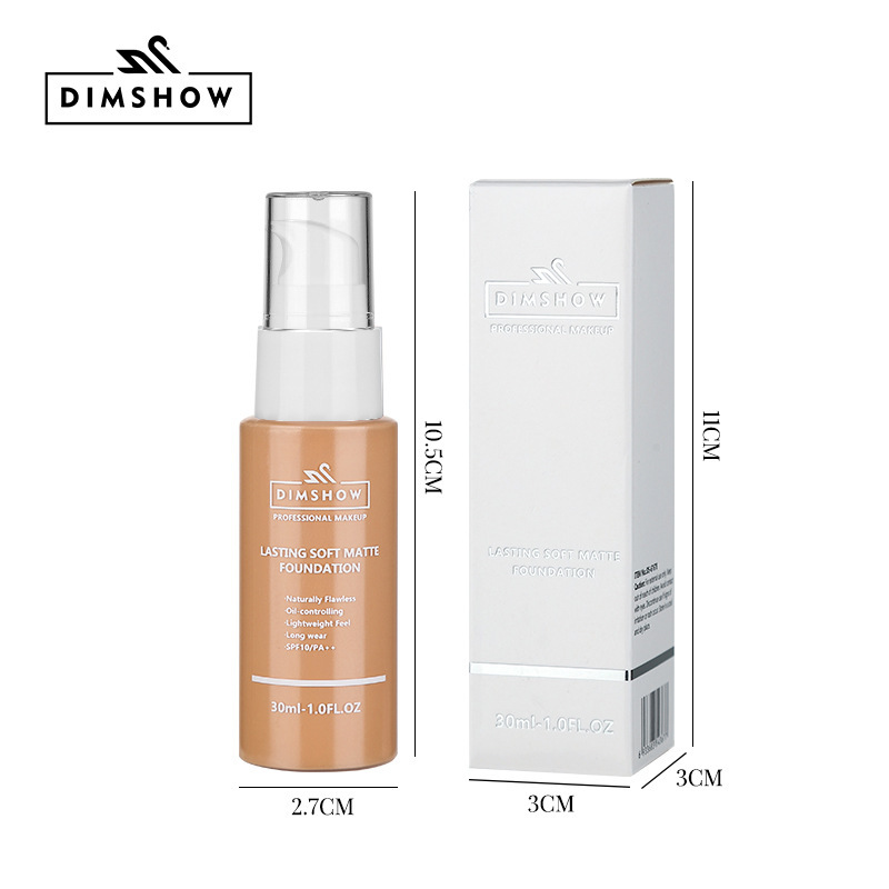 DIMSHOW matte Foundation is not prone to smudging and is a contouring press foundation for cross-border makeup Application Scenario