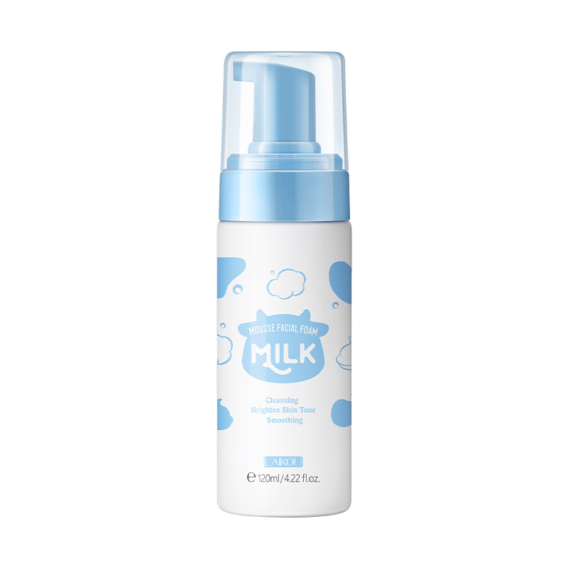 LAIKOU Milk Cleansing Mousse 120ml Facial Pore-cleaning Skin Care Products wholesale temu Shrimp Peel Item Picture