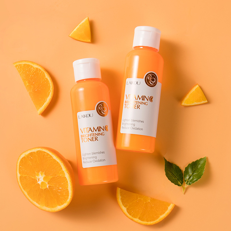 Cross-border LAIKOU Vitamin C Toner 100ml Hydrating and Moisturizing Toner Cosmetics Manufacturer Wholesale AliExpress Specification drawing
