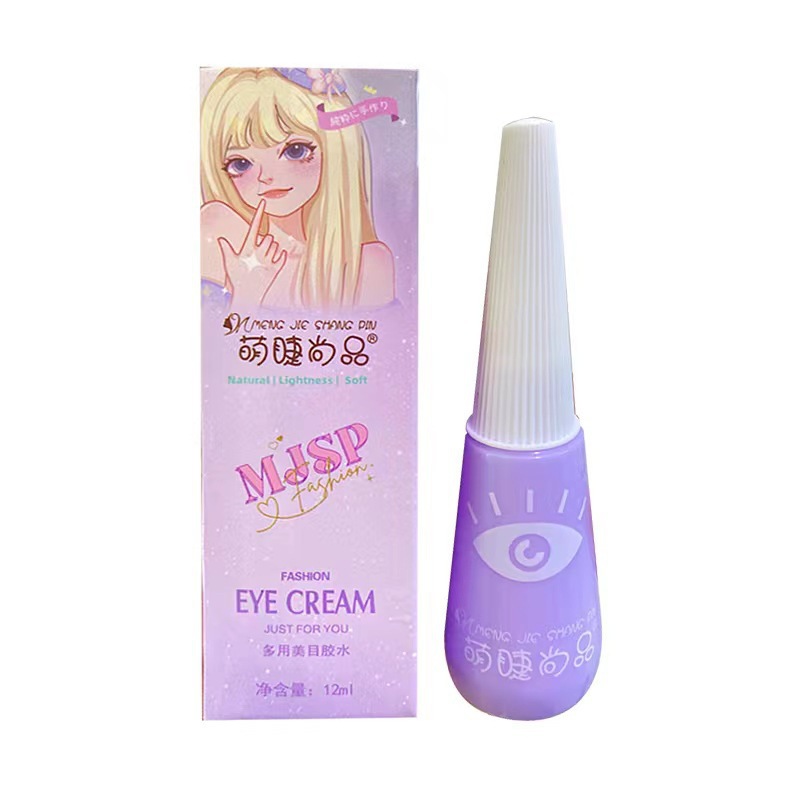 Mengjie Shangpin False eyelash Glue 12ml naturally adheres, does not fall off easily, is easy to remove, dries quickly and is hypoallergenic for false eyelashes Item Picture