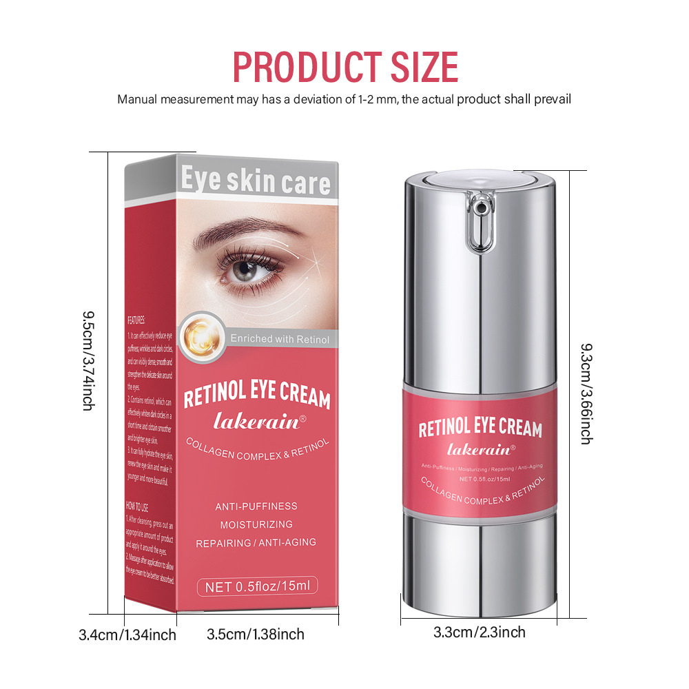 Lakerain Eye Cream Specification drawing