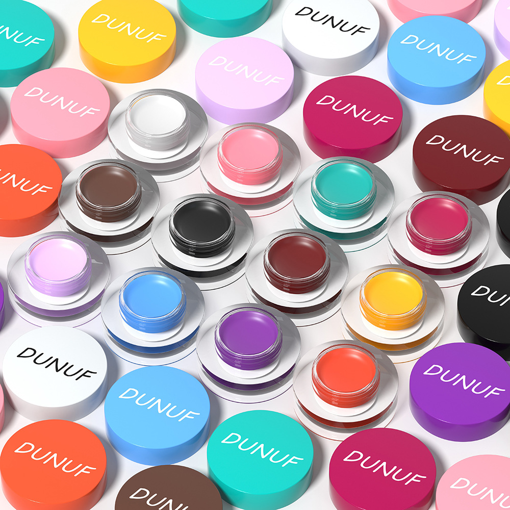 DUNUF 12 Face Color Waterproof Eyeshadow Long-lasting Eyeliner Matte Gloss Eyebrow Dye Universal Note Disclaimer Specification drawing