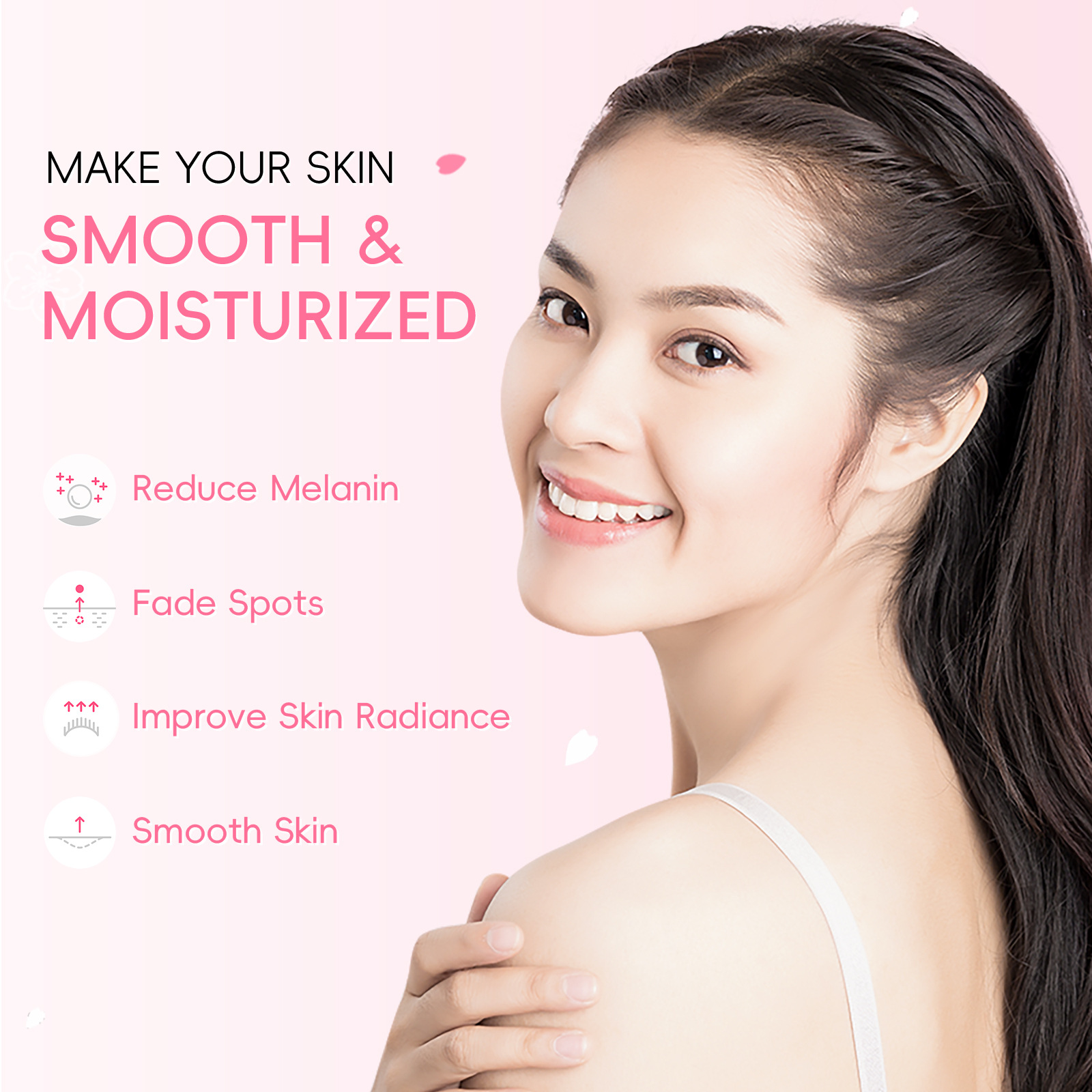 Cross-border LAIKOU Japanese Cherry Blossom Armpit Cream 30g Hydrating, Moisturizing and brightening Skin tone manufacturer wholesale supply Specification drawing