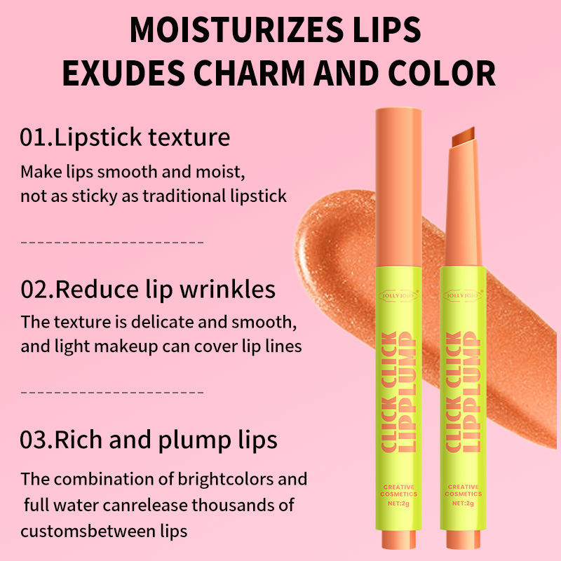 JOLLY JOJO Press Lipstick, Lip gloss Gloss Lipstick, makeup wholesale, one-piece consignment details Picture