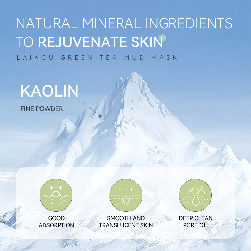 Cross-border new product laikou Green Tea Mud Mask 100g Cleansing, hydrating and Moisturizing Mask mud wholesale Application Scenario