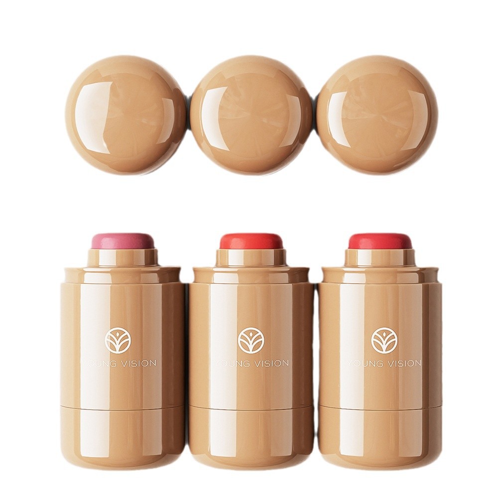 YOUNG VISION Pocket Blush Stick 6-color Matte Lip and Cheek Cream Texture Blush Item Picture