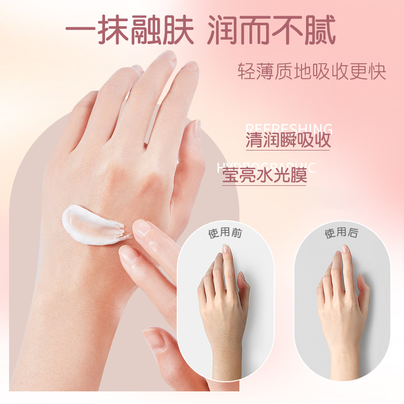 LMLTOP Cartoon Plant Extract Moisturizing Hand Cream Series Autumn and Winter Anti-Cracking Fragrance Moisturizing Hand Cream Specification drawing
