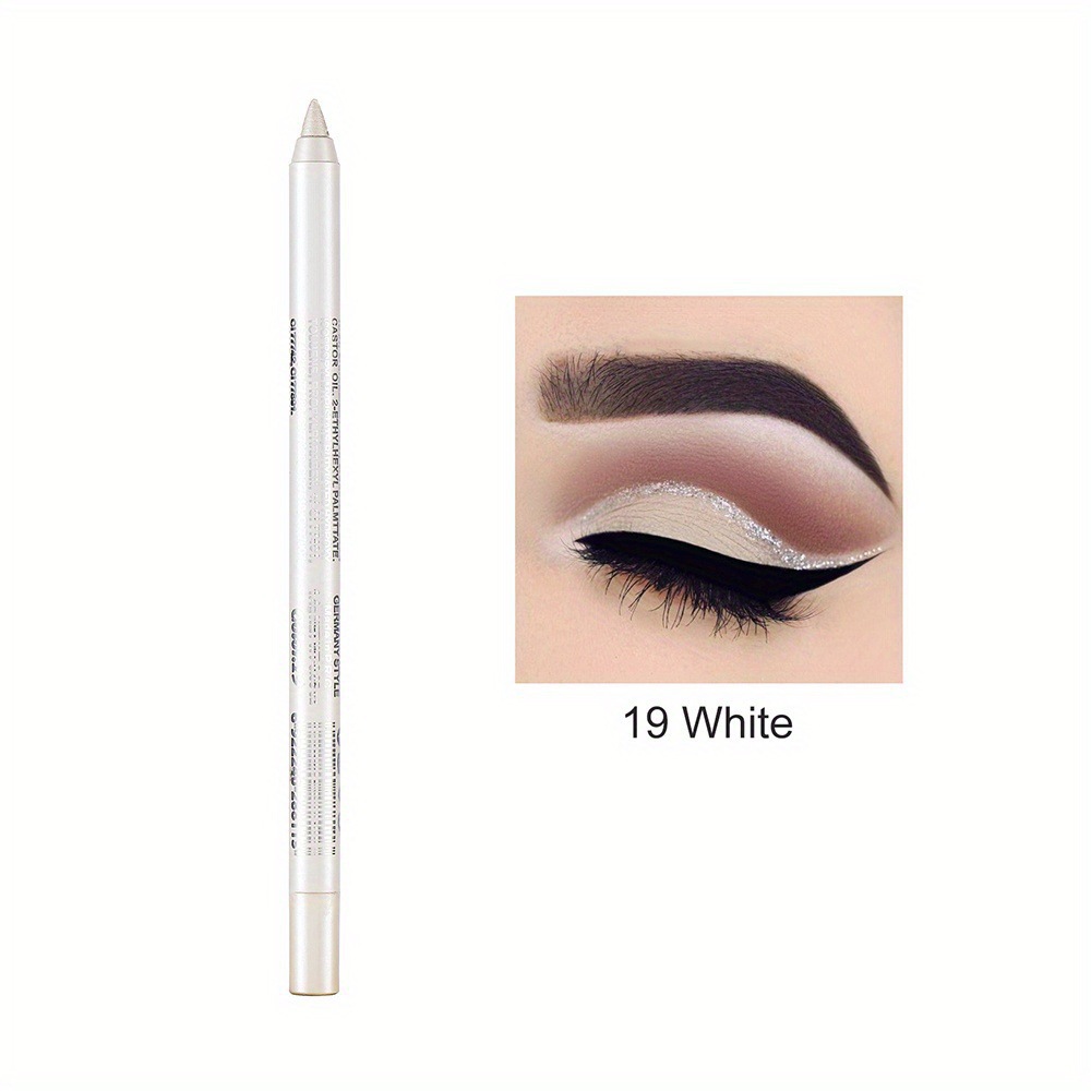 Multi-functional eyeshadow pen, single-color eyeliner pen, pearl glitter eyeliner gel pen, eye makeup pen Item Picture