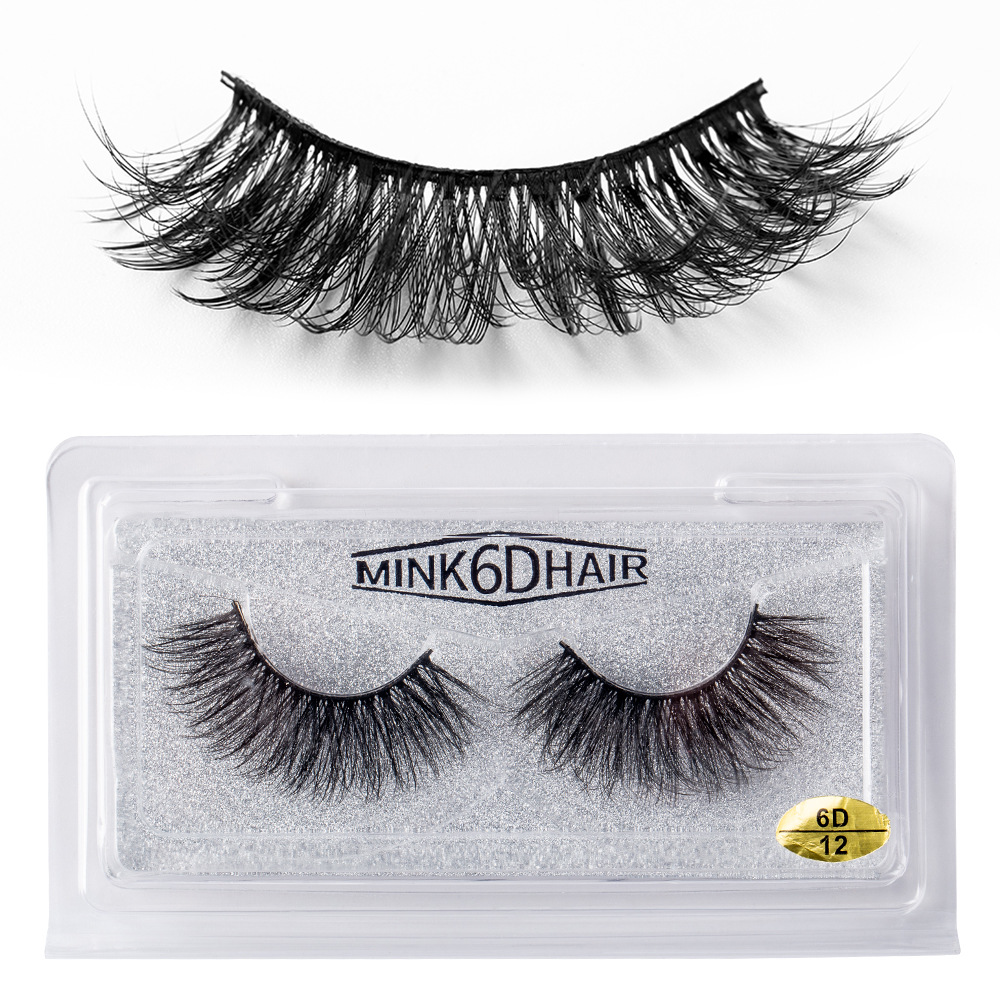 OEM customized handaiyan stage performance bride makeup 6D Three-dimensional thick imitation mink false eyelashes 25mm Application Scenario
