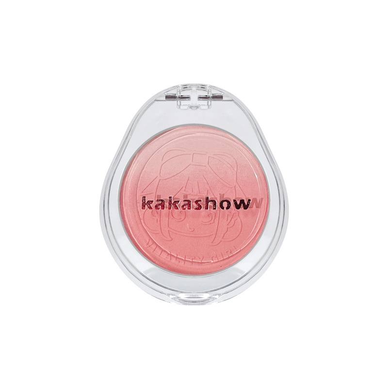 kakashow Gradient Blush Nude Matte Two-Color Blush Palette Blush Cream Highlighter Contouring Palette Student Brightening Item Picture