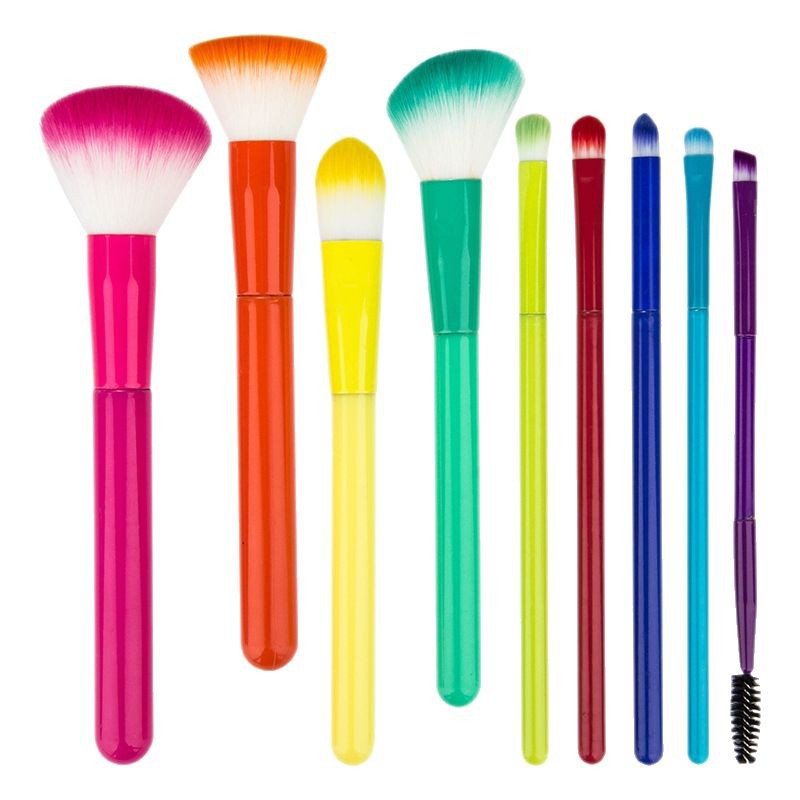 Cross-border makeup brushes, candy powder brushes, powder brushes, foundation brushes, highlighter eyeshadow brushes, blush brushes, beauty tools, wholesale of cosmetics Item Picture