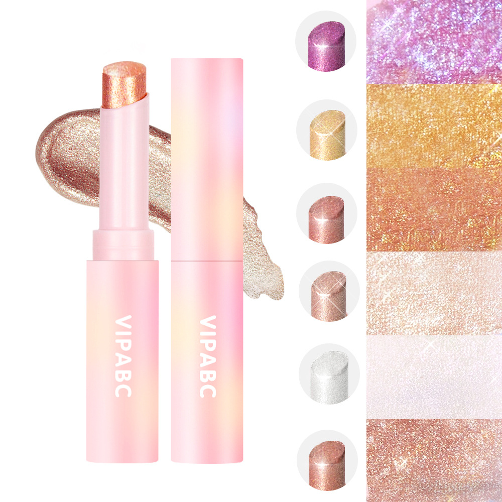 Cross-border bestseller Crystal jelly high-gloss eyeshadow stick, super shiny multi-color eyeshadow high-gloss stick, Galaxy fine flash, explosive flash details Picture