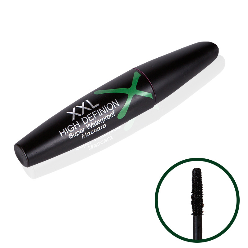 SHEDOES Xiu Dai Mascara Dark Night Green Cross Waterproof, slender, curly, thick, Long, natural, long-lasting without smudging Item Picture