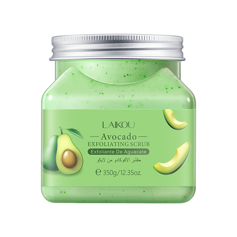 Cross-border Laicome Avocado Scrub 350g Keratin Smooth and rejuvenating Cosmetics and skin care products Manufacturer wholesale Item Picture
