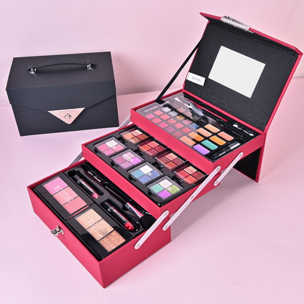 76-color new export makeup set, cross-border e-commerce cosmetics set, festival gift set details Picture