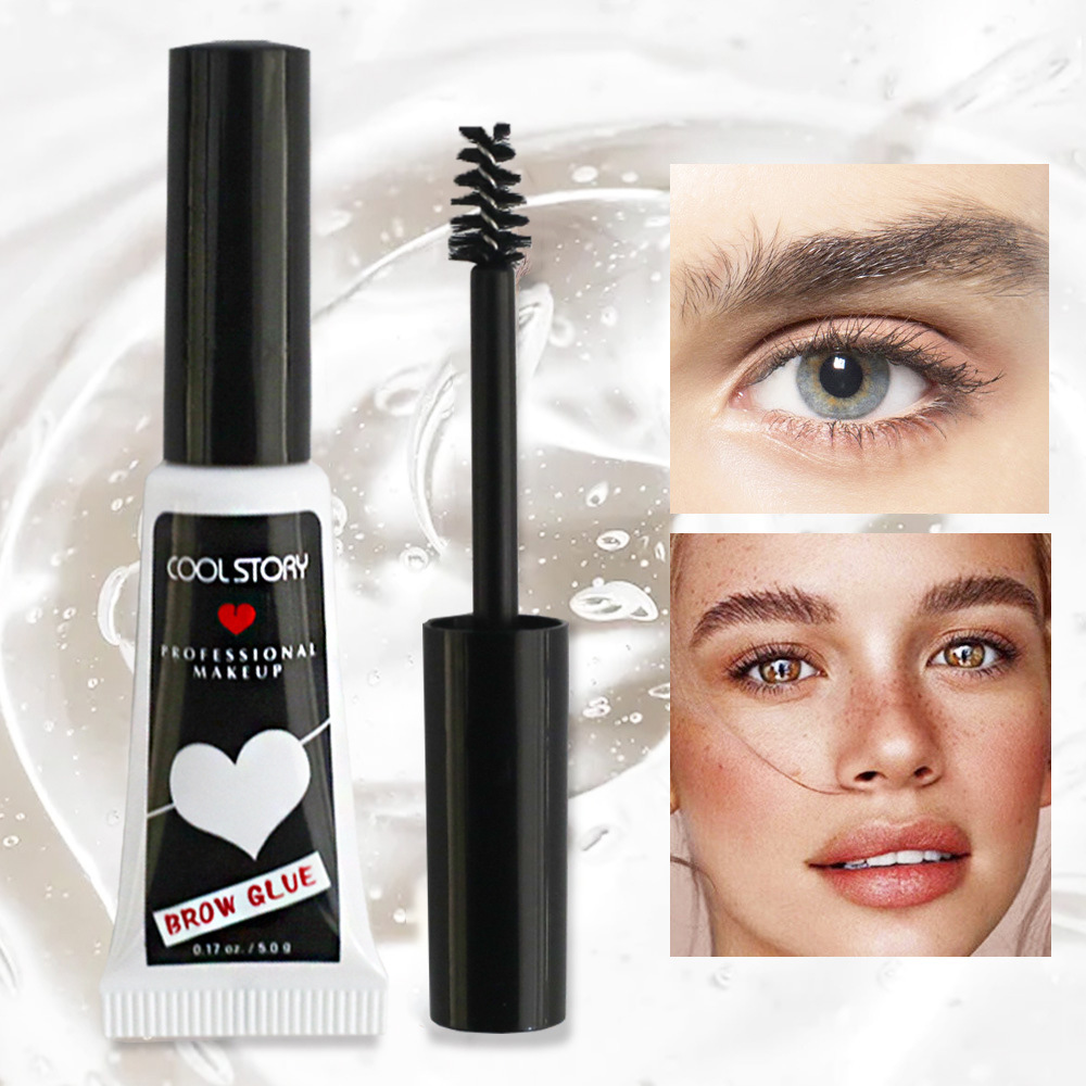 Cross-border eyebrow shaping glue transparent brow gel Eyebrow glue wild eyebrow cream shaping details Picture