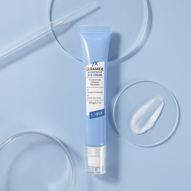 LAIKOU 20g Cross-border Ceramide Eye Cream is a skincare product from a manufacturer that hydrates and moisturizes the skin around the eyes Application Scenario