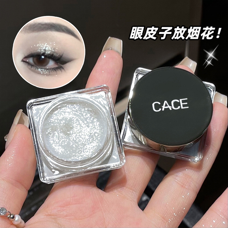 CACE Sparkling Ice Diamond Eyeshadow Starlight Brightening High-gloss Eyeshadow Pearl Diamond Dot Facial Makeup wholesale full figure