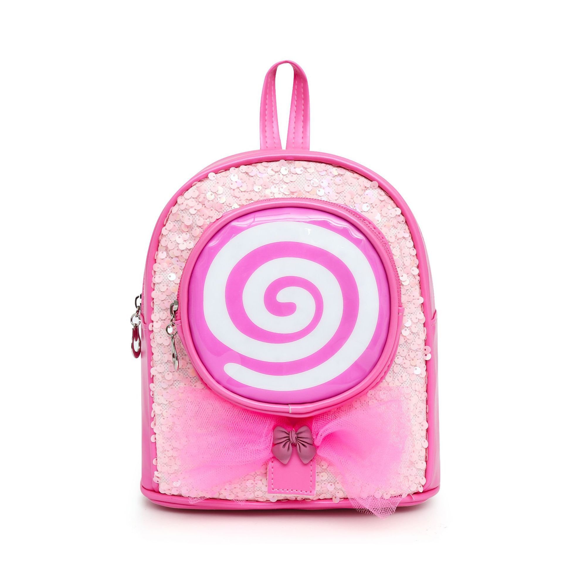 Children's backpacks, cartoon and cute lollipops, kindergarten small backpacks, small schoolbags, fashionable sequins, girls' bags Item Picture