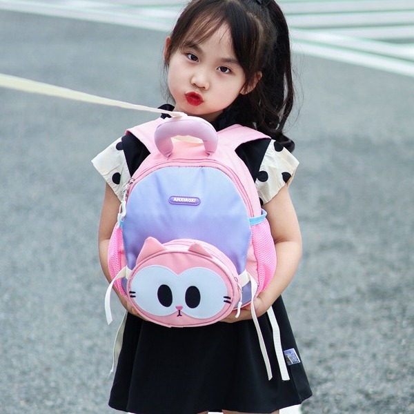 New kindergarten schoolbags, children's cartoon bags, cute mini backpacks for boys and girls, high appearance level backpacks details Picture