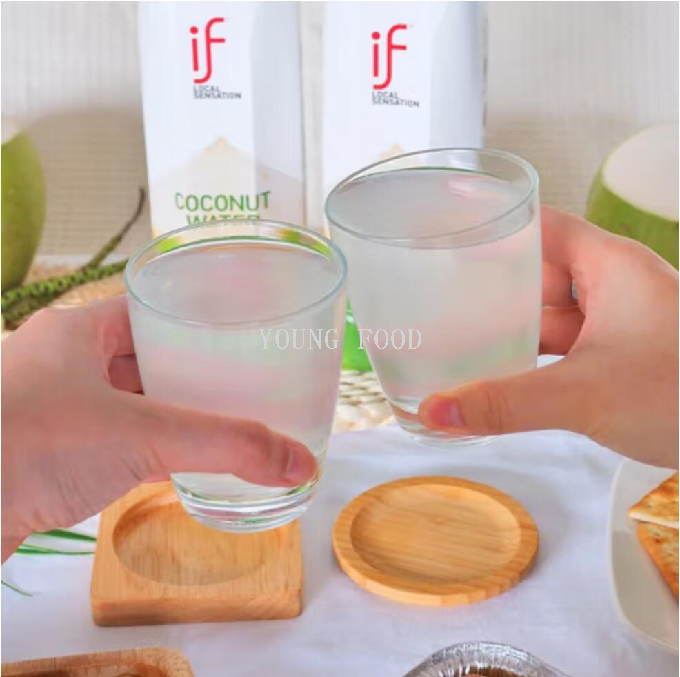 批发包邮 帝摩进口休闲零食手办果汁泰国IF100%利乐装椰子水330ml详情3