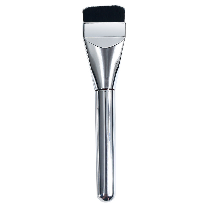 One-line foundation brush, thin and seamless base makeup concealer brush, powder-free ultra-thin flat-head beauty tool, mask makeup brush Item Picture