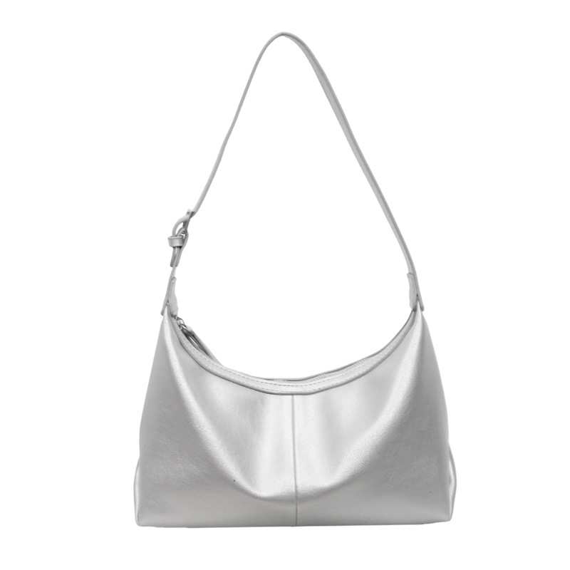 This large-capacity bag is a new fashion and niche design for women in 2025. It is a simple and versatile single-shoulder bag with a bucket for commuting and underarm Item Picture