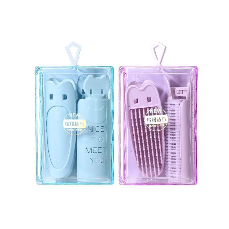 LMLTOP Fluffy Hair Curler 2-piece Set with Comb and Curling Iron Combination Set SY133 Item Picture