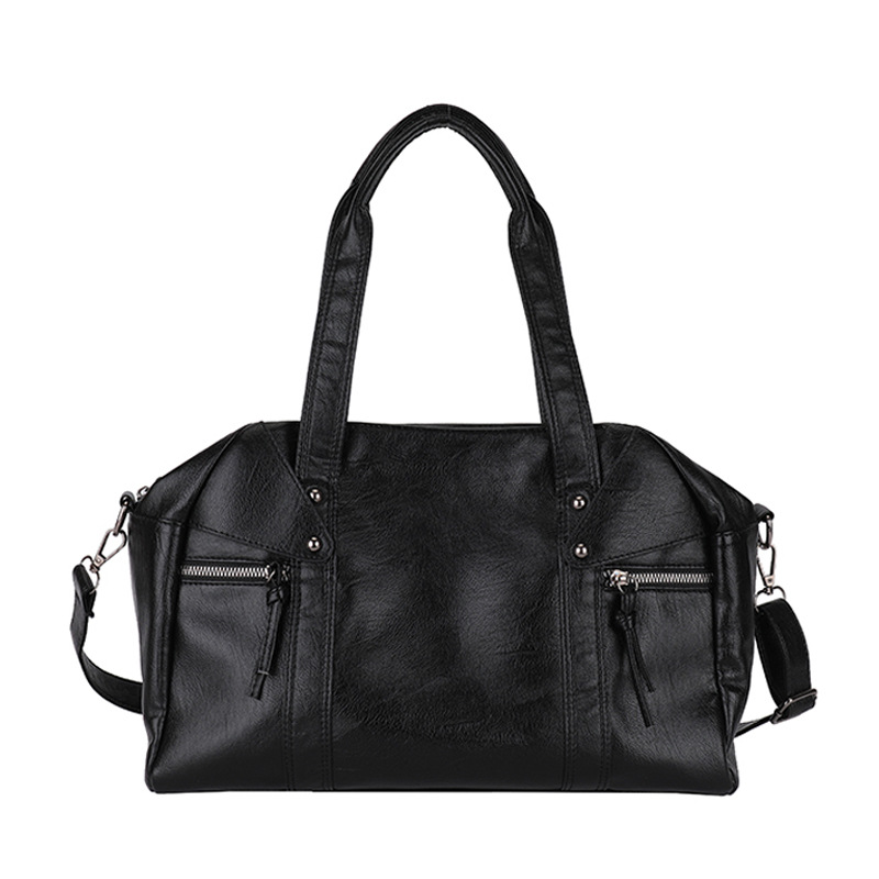European and American cross-border fashion women's bag 2024 Spring new women's handbag, single-shoulder crossbody bag, simple tote bag Item Picture