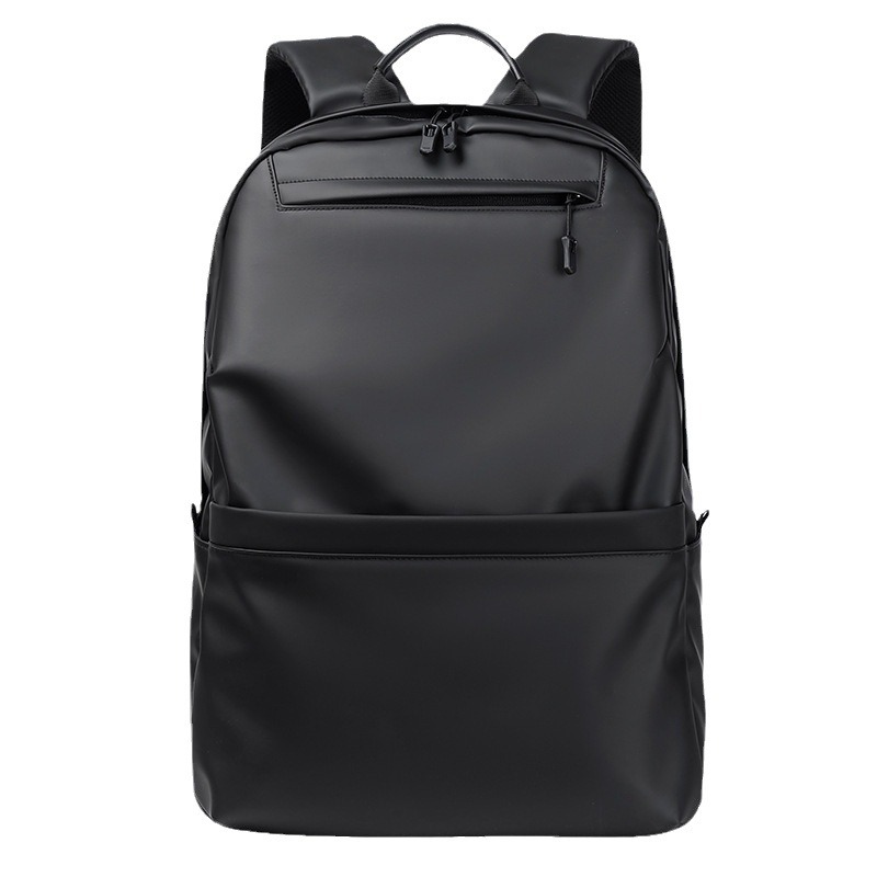 A new minimalist backpack for men, a Korean-style casual and fashionable backpack for laptops, with a logo printed on it Item Picture