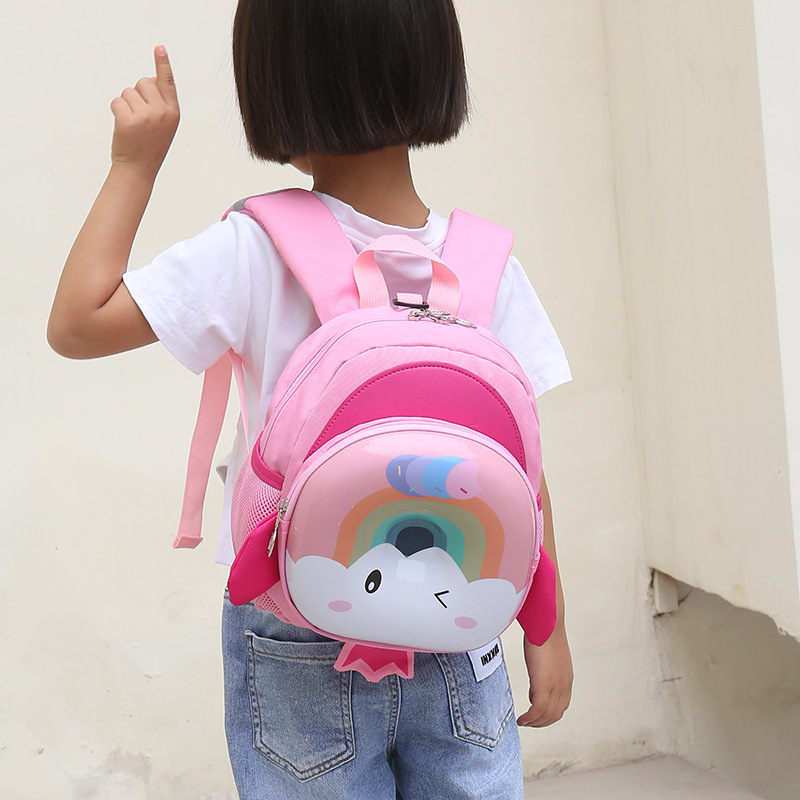 Eggshell bags for kindergarten babies, cartoon children's backpacks, trendy and cute, fun backpacks for boys and girls Application Scenario