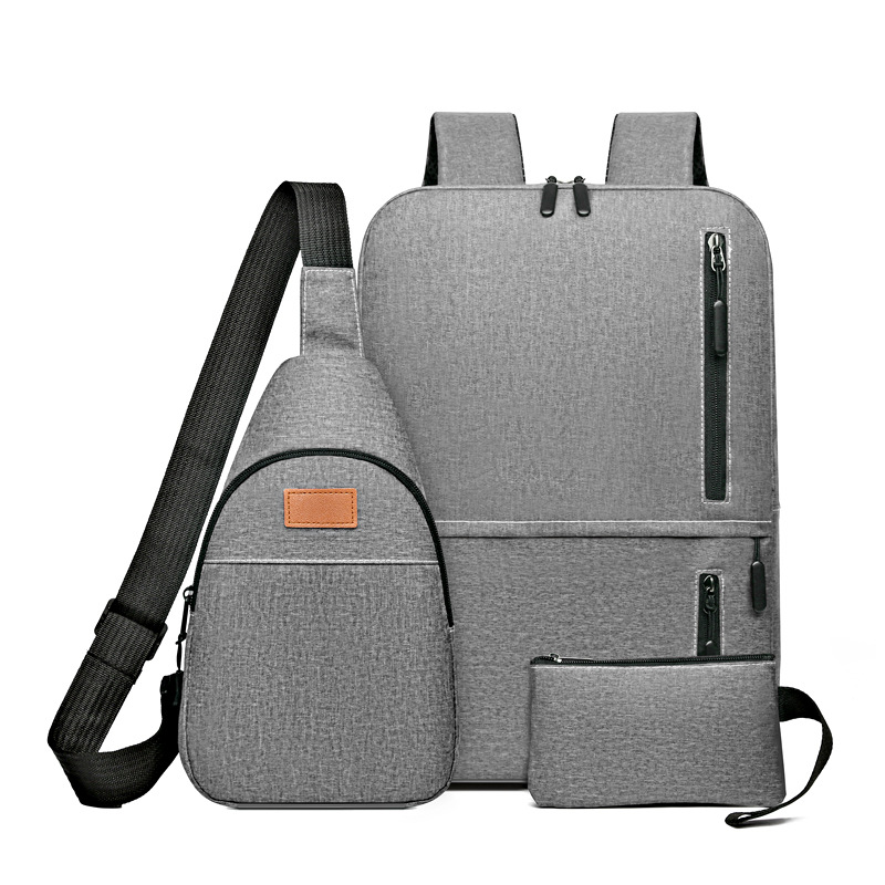 New fashionable backpacks for boys, school bags, travel bags, casual notebooks, three-piece sets, and business computer bags Application Scenario
