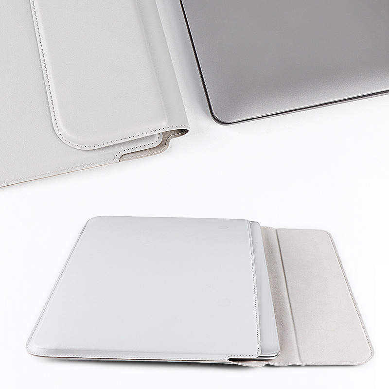 Multi-functional computer bag inner liner with stand, notebook stand leather case, MacBook inner liner pro Application Scenario